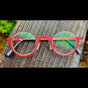 Dutz DZ 629 Half Rim in Red Col.65